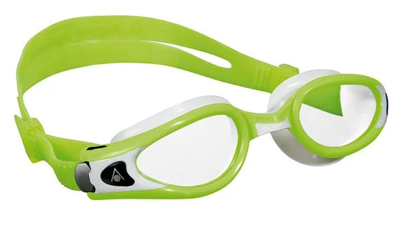 Aqua Sphere Goggle - Kaiman EXO Small Fit Clear Lens - Lime/White