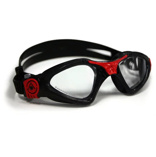 Aqua Sphere Goggle - Keyenne Small Fit - Black/Red/Clear