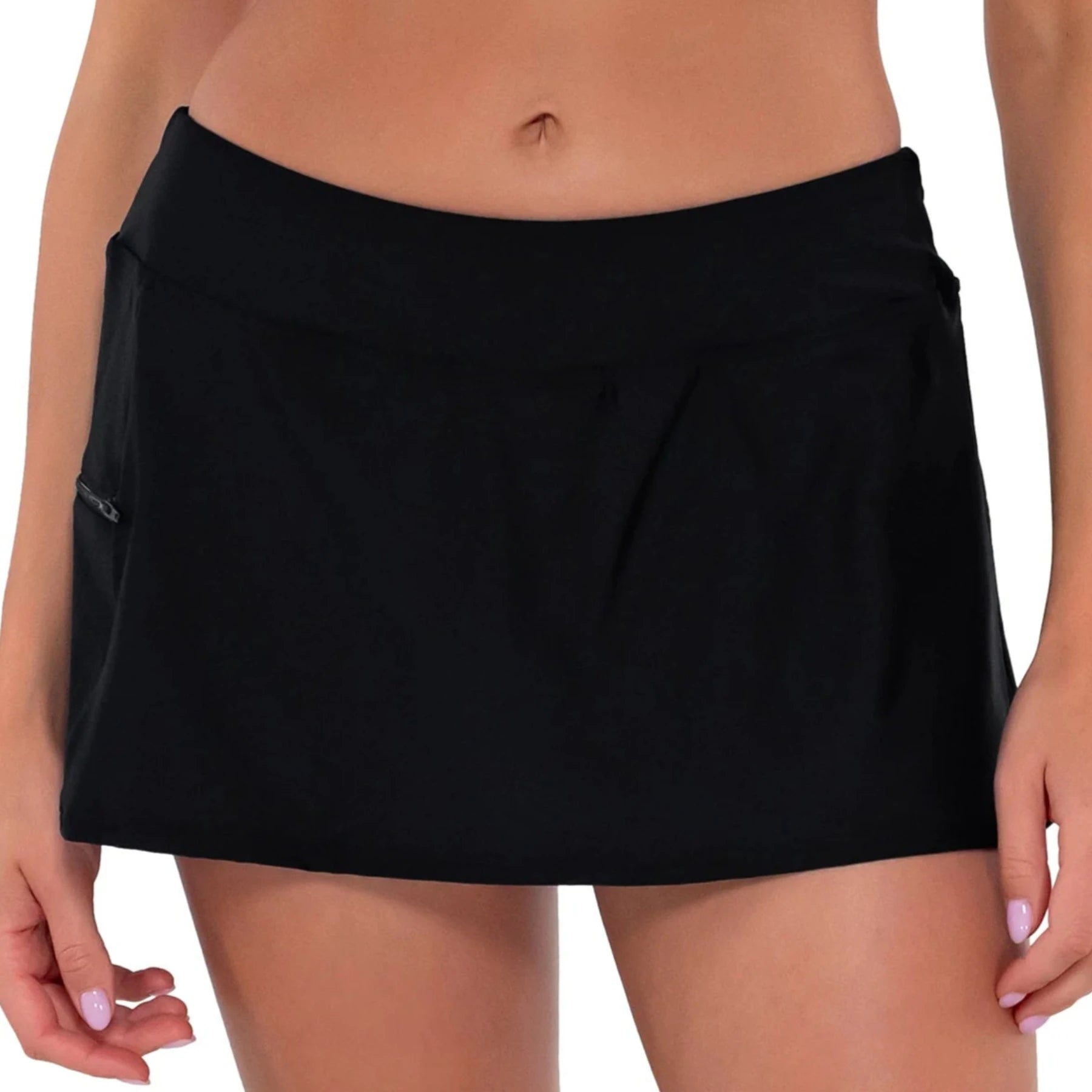 Sporty Swim Skirt 40B - Black