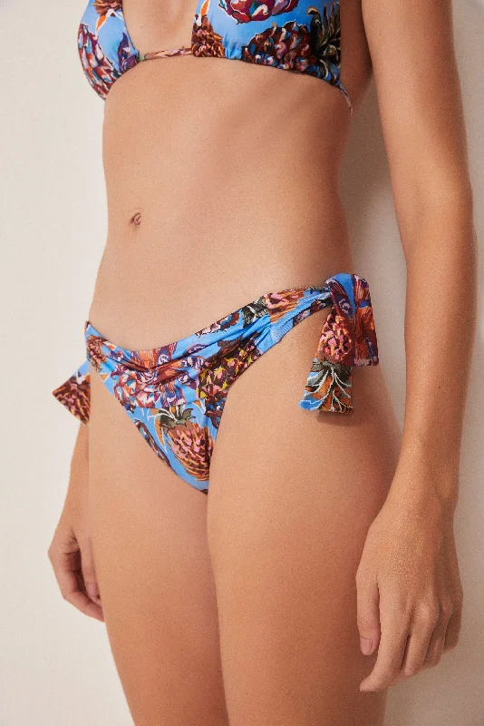 Piña Medium Side Bikini Bottom With Ties Bia C27B1665